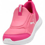 Puma Fun Racer 2 Sliptech Low-Cut Slip On Kids Shoes Pink Top Tilted View