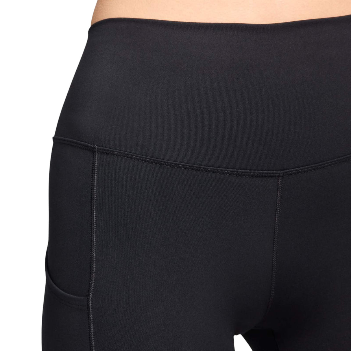 Nike One Womens High-Waisted 8" Biker Shorts With Pockets