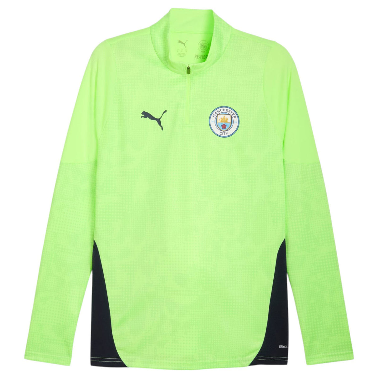 Puma MCFC 25 UCL Train QZ Top Green