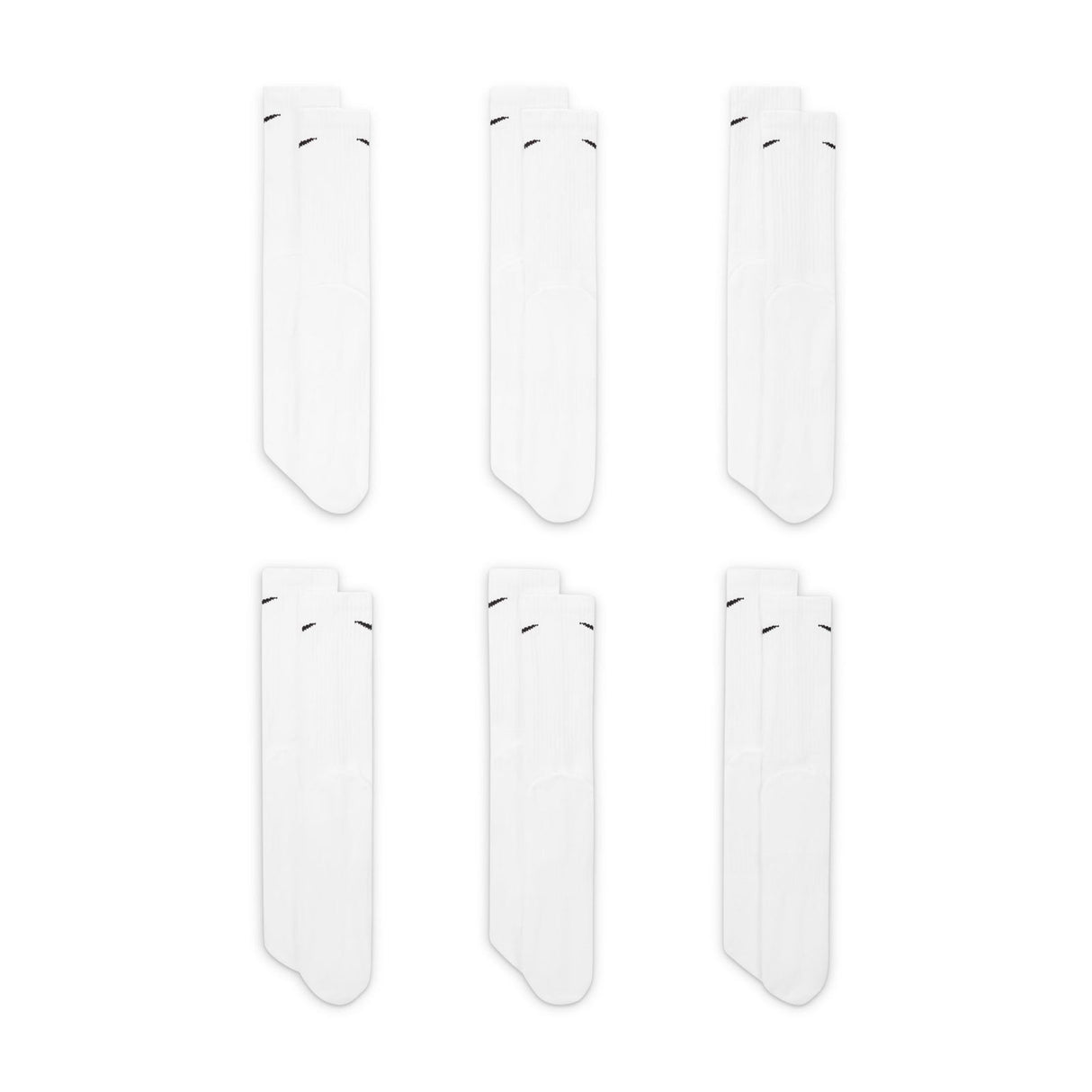 Nike Everyday Cushioned Crew Socks - 6 Pack