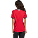 adidas Manchester Utd Football 2025/26 Womens SS Home Jersey Model Back View