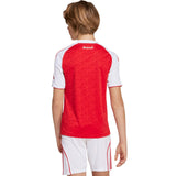 adidas Arsenal Football 2025/26 Kids Short Sleeved Home Jersey Model Back View