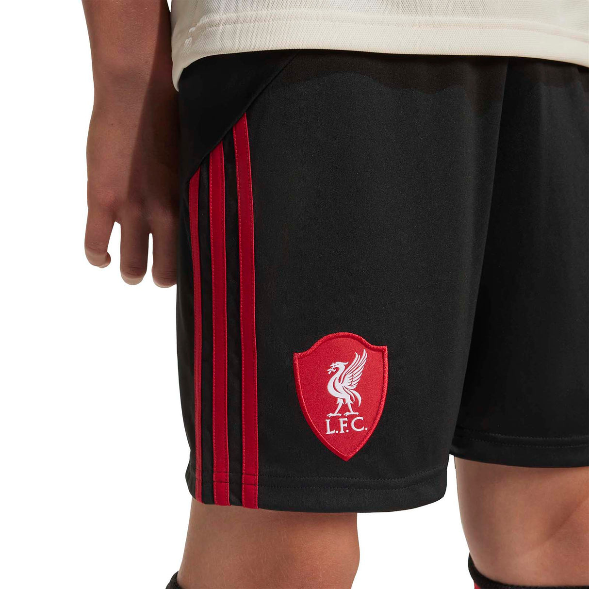 adidas LFC 25 Kids Away Shorts Black