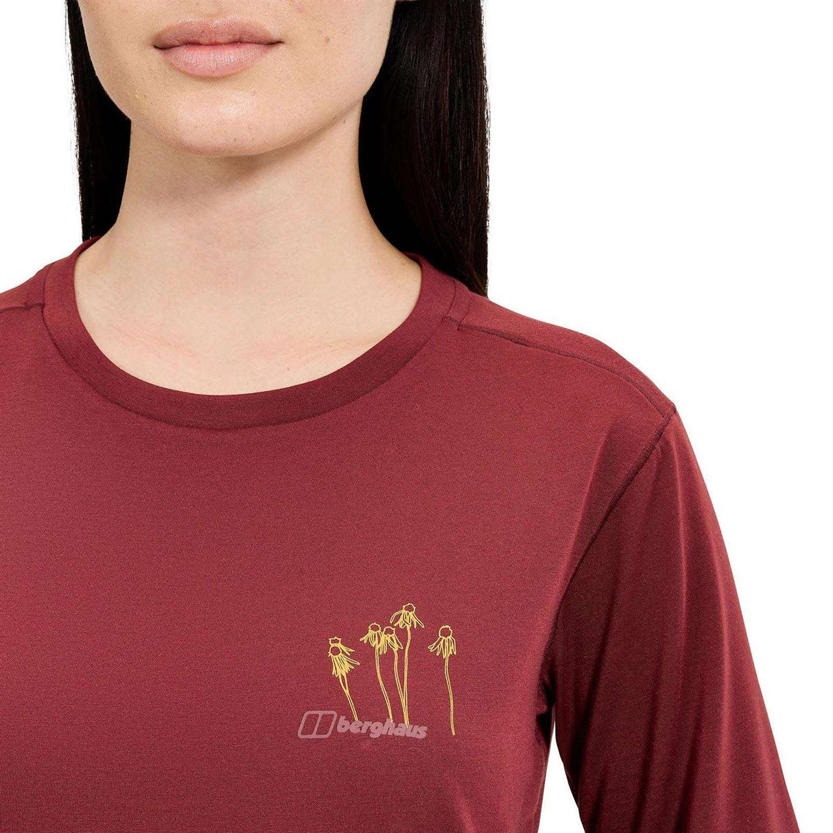 Berghaus W Coneflower Tee Red