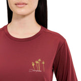 Berghaus W Coneflower Tee Red
