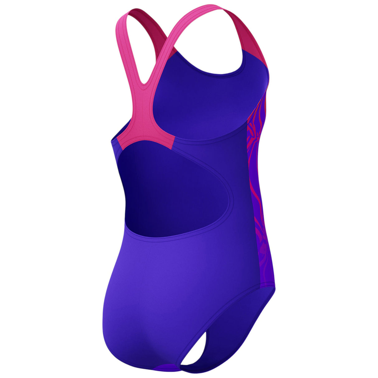 Speedo Girls Digit Placement Splashback Swimsuit