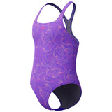 Speedo Girls Hyperboom Medalist Allover Print Swimsuit