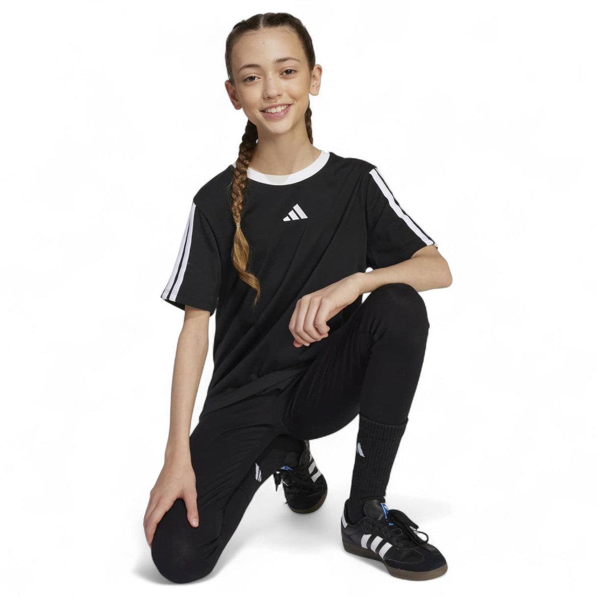 adidas Girl 3S BF TEE  Black