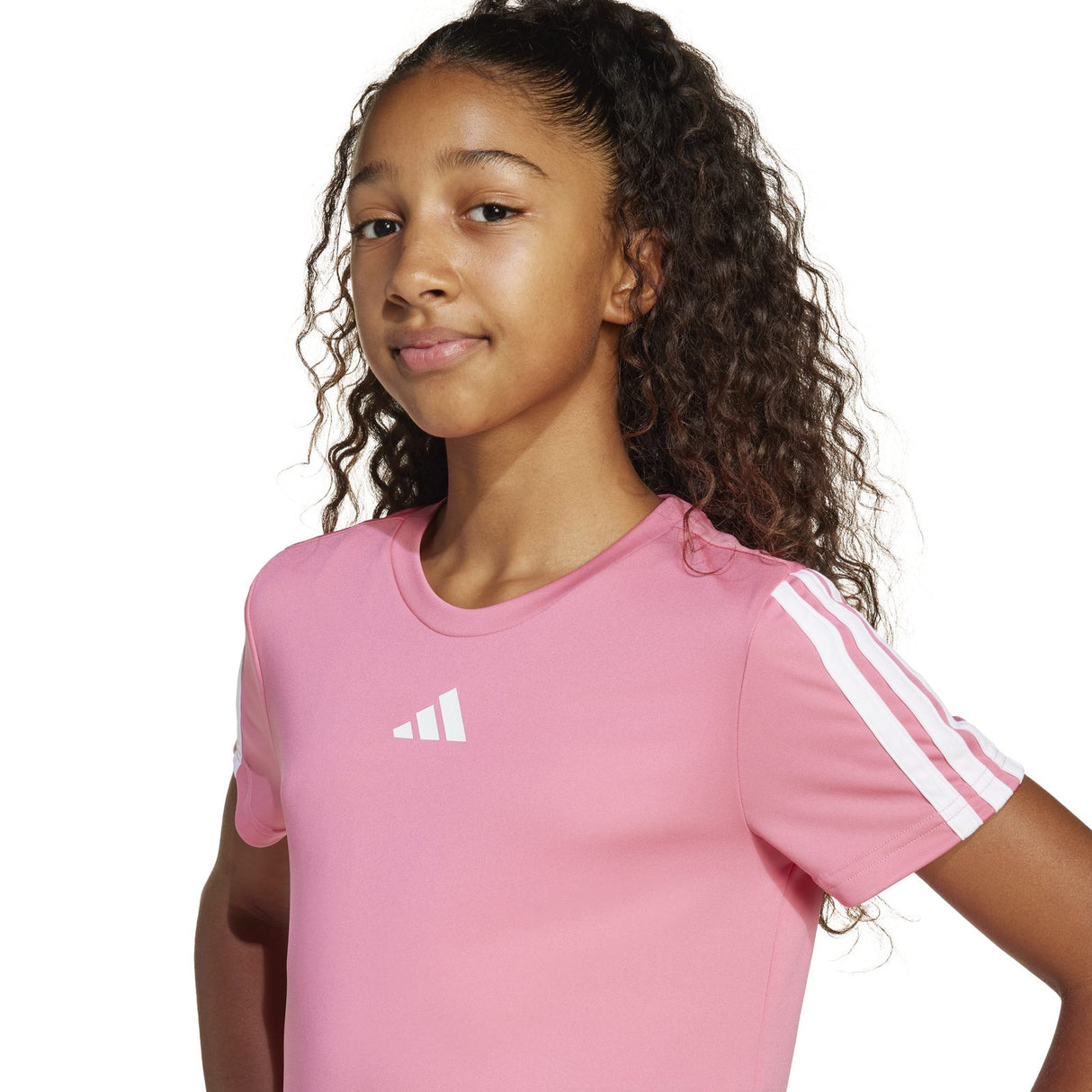 adidas Girl TR-ES 3S TEE  Pink