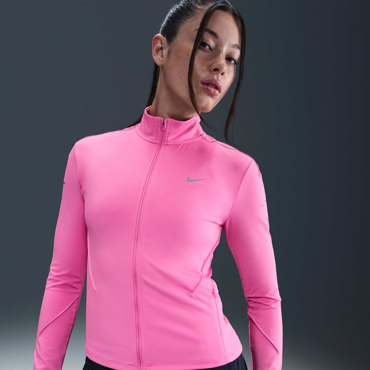 Nike Swift Womens Dri-FIT Full-Zip Mid-Layer Running Top