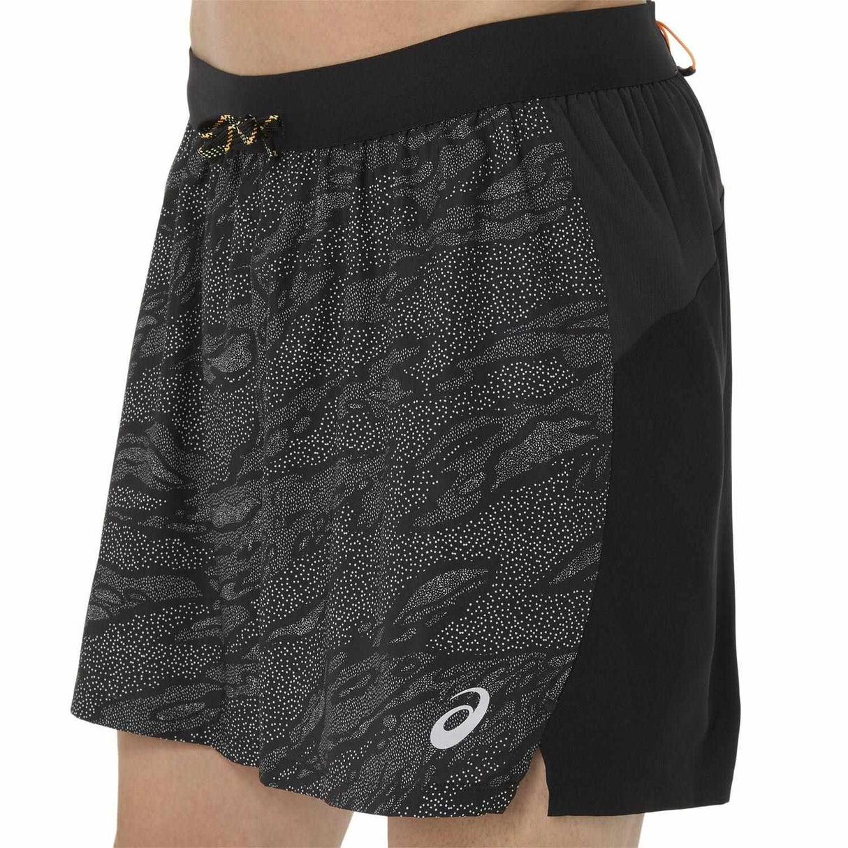 Asics Fujitrail AOP 5in Mens Short Blk