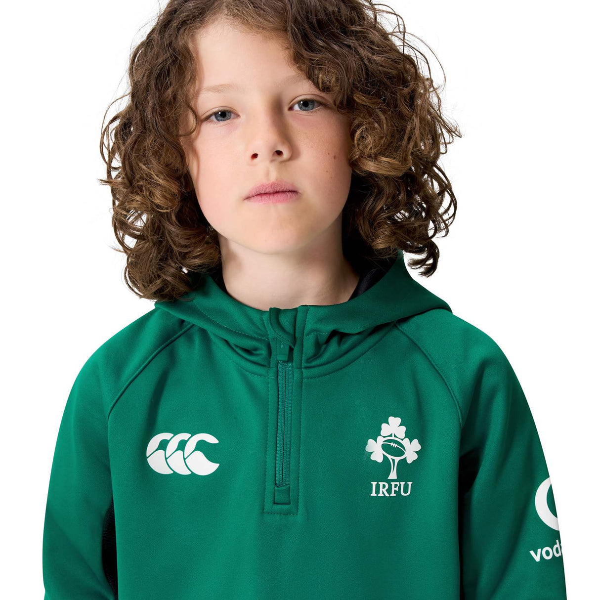 Canterbury IRFU Ireland Rugby Kids Half-Zip Training Hoodie