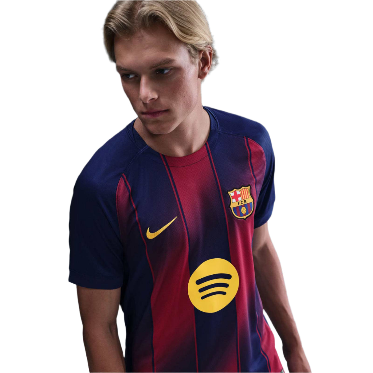 Nike FC Barcelona 2025/26 Stadium Home Mens Dri-FIT Soccer Replica Jersey