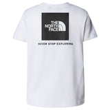 TNF TEEN BOX NSE SS Boys Tee White