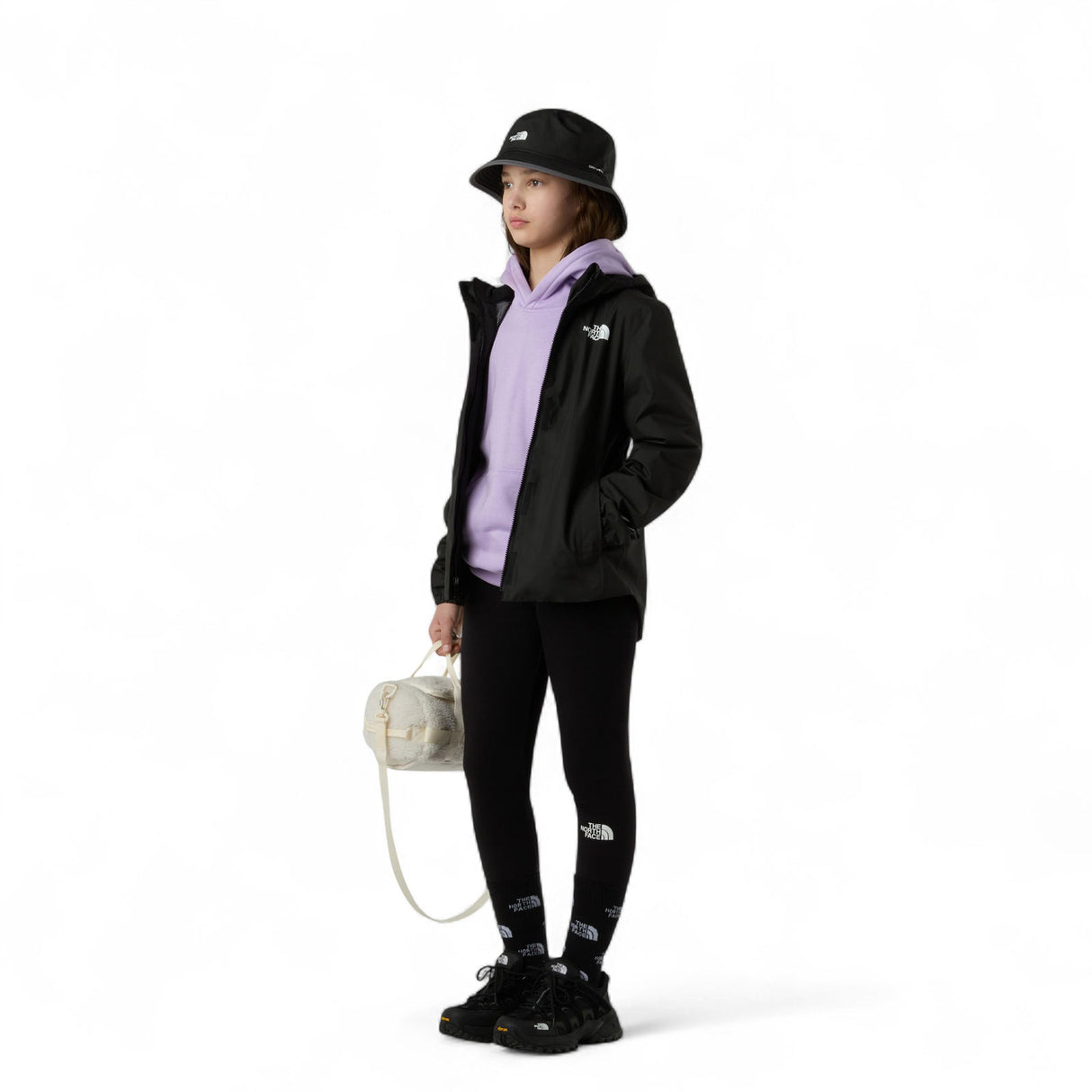TNF ANTORA Girls Rain Jacket Black