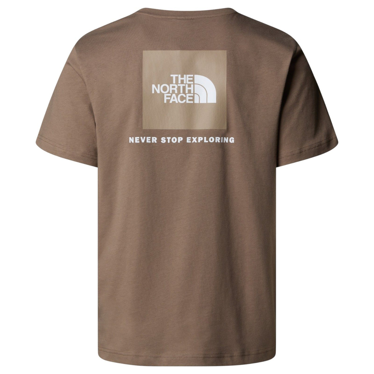 TNF SS BOX NSE Mens Tee Brown