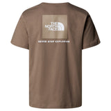 TNF SS BOX NSE Mens Tee Brown