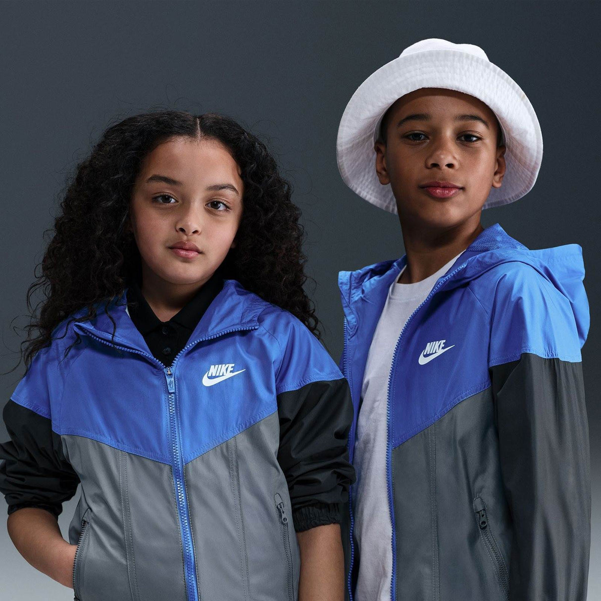 Nike K NSW RPL WR HD JKT Blue