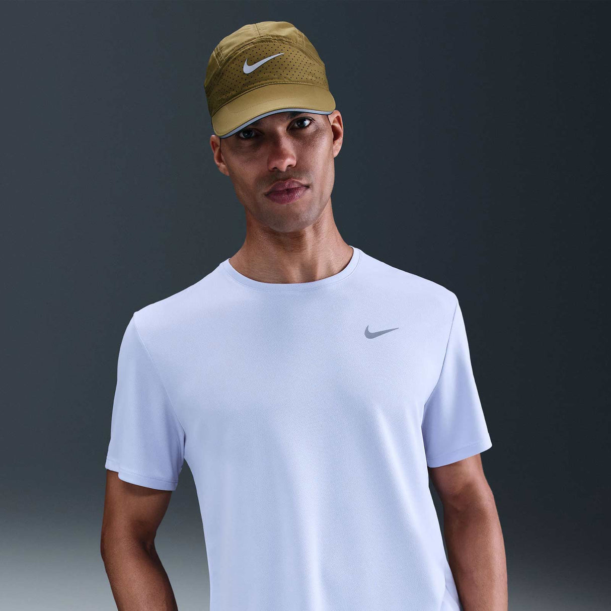Nike Miler Mens Dri-FIT UV Short-Sleeve Running Top