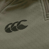 Canterbury IRE QZIP TRAINING TOP K Brown