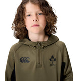 Canterbury IRE OH ZIP TRNG HOODY K Brown