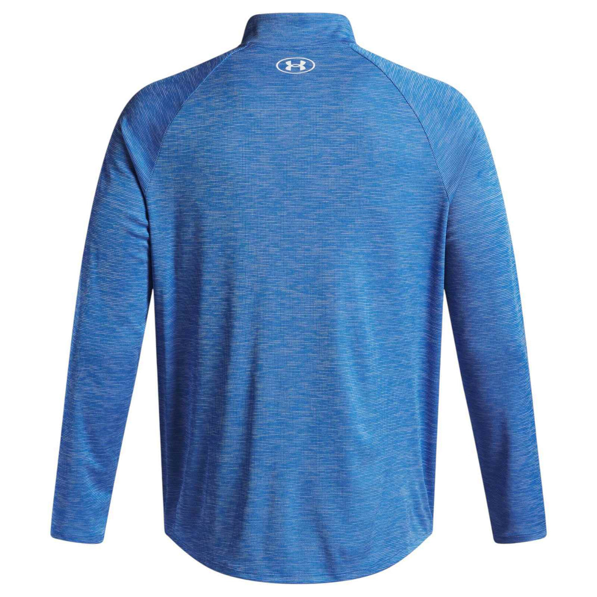 UA Tech Textured Mens Half Zip Blue
