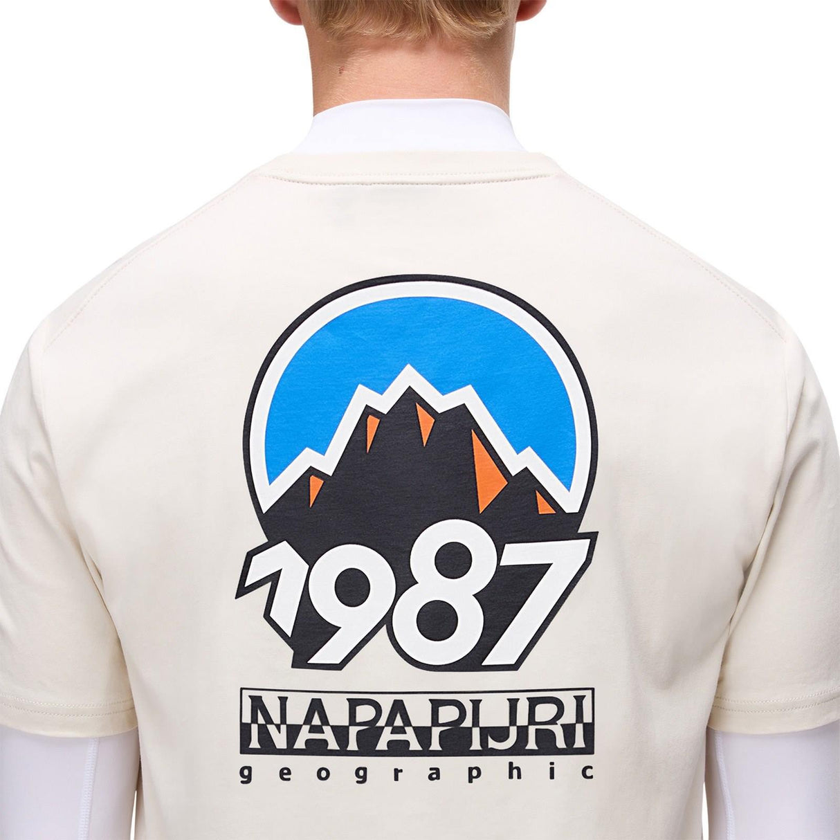 NAPAPIJRI S MONTEPIANA Mens SS Tee White