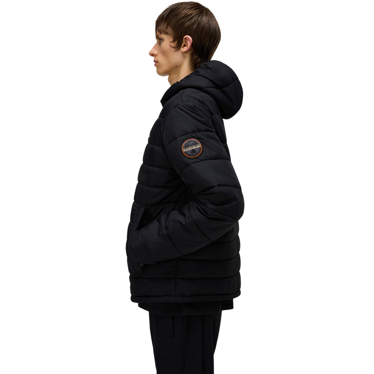 NAPAPIJRI A GESAR Mens Hooded Jckt Black