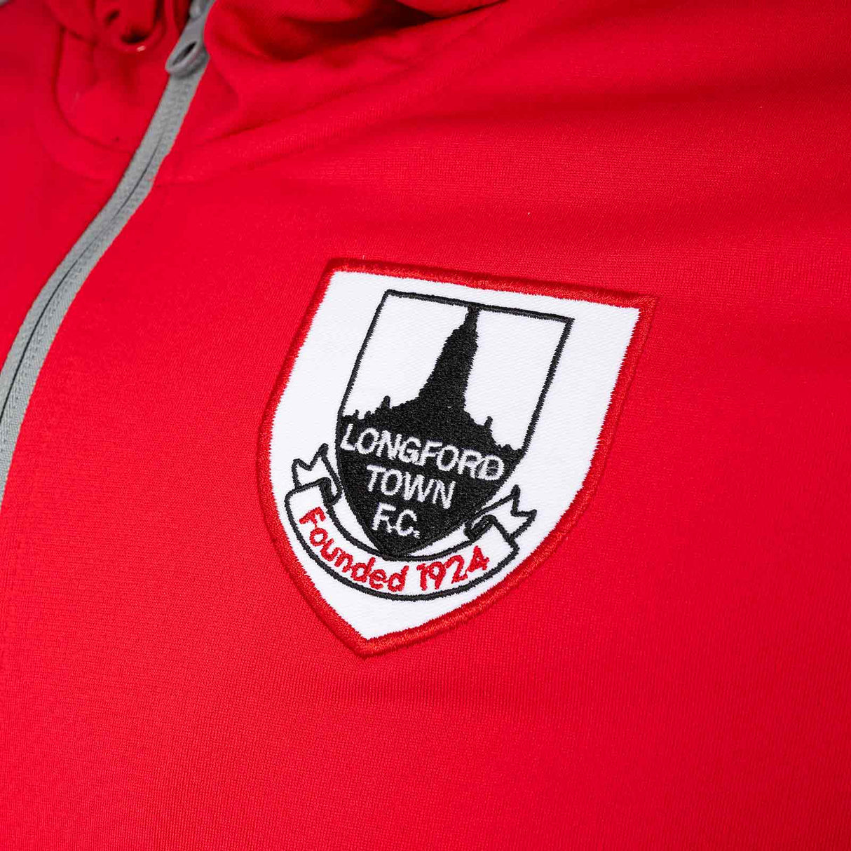 Macron Longford Town FC 2025 Full-Zip Hoodie