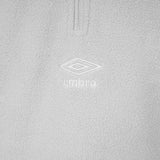 Umbro Relaxed Mens Logo Half-Zip Training Polar Fleece