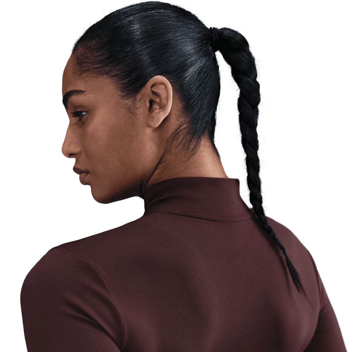 Nike Wmns ONE DF FZ FIT JKT Maroon