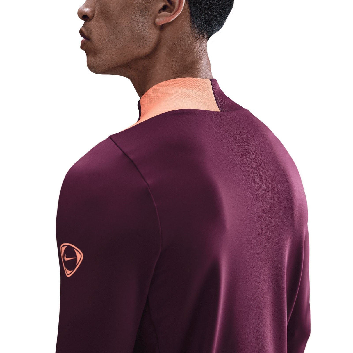Nike Mens DF STRK DRIL HZ TOP T90 Maroon