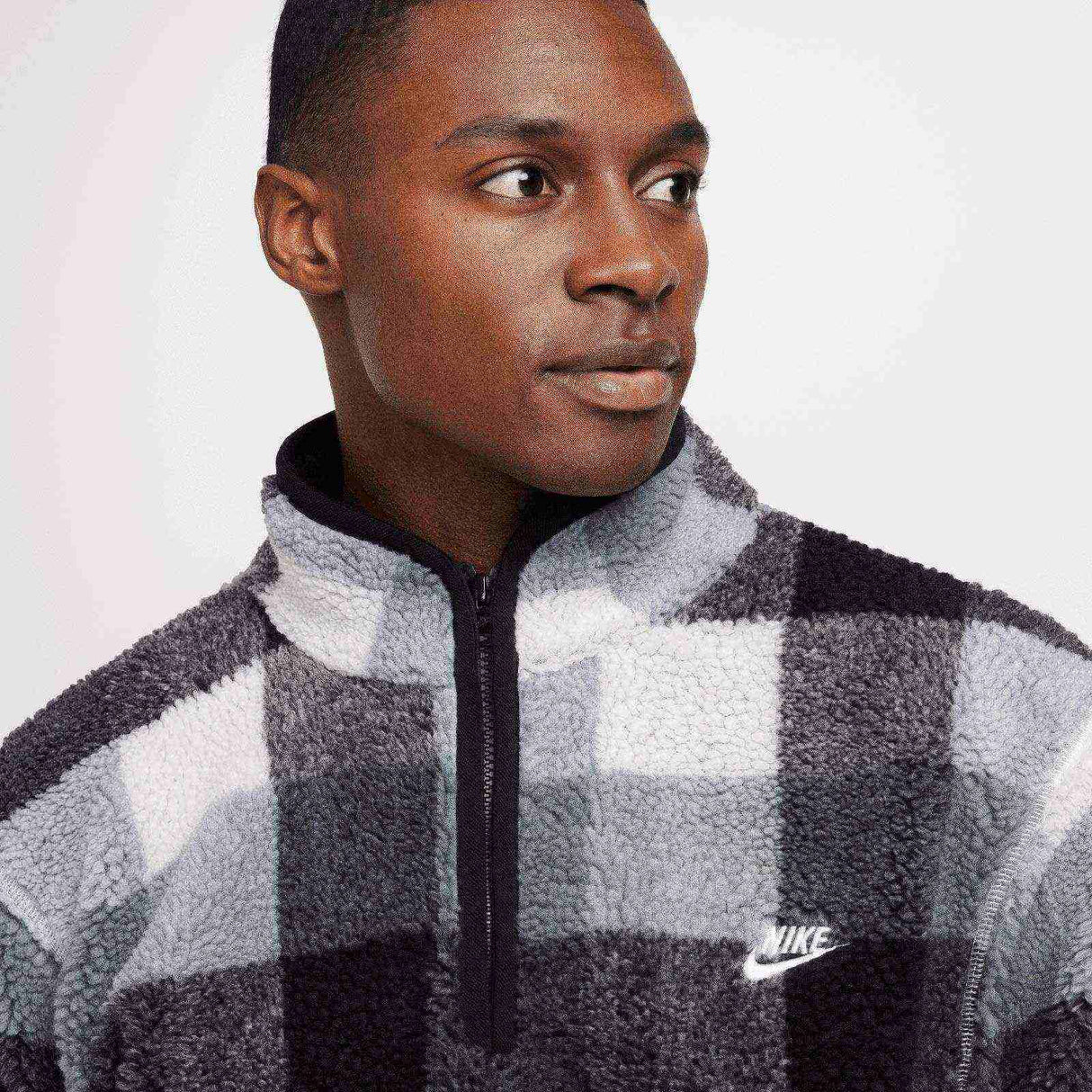 Nike Mens CLUB SSNL WNTRZD AOP HZ Black