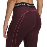 UA Wms ColdGear Novelty Legging Maroon