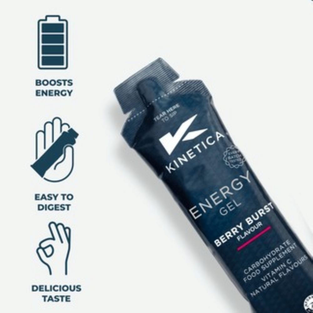 Kinetica Caffeine Gels Berry Burst x 24
