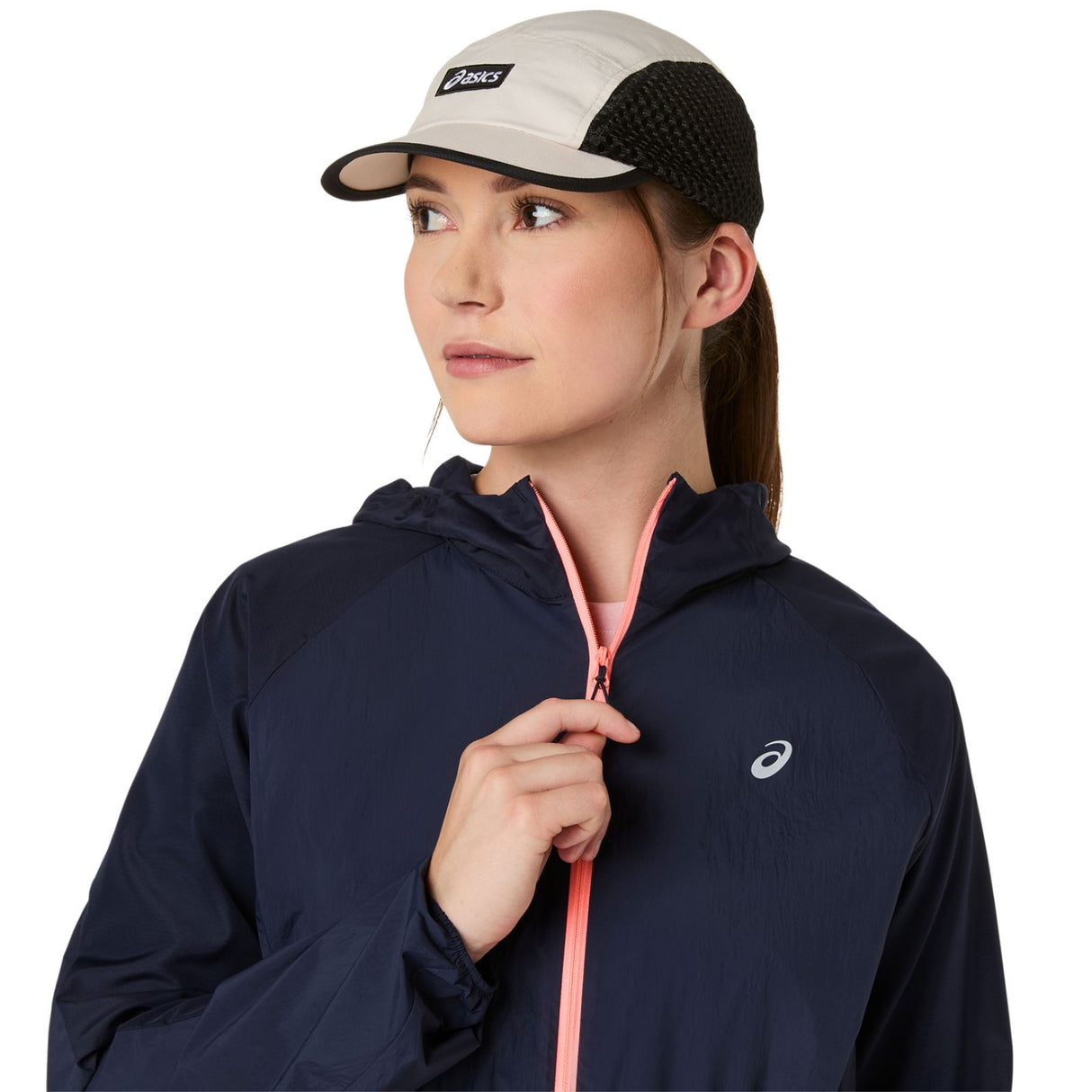 ASICS WMS ROAD PACK JACKET NAVY