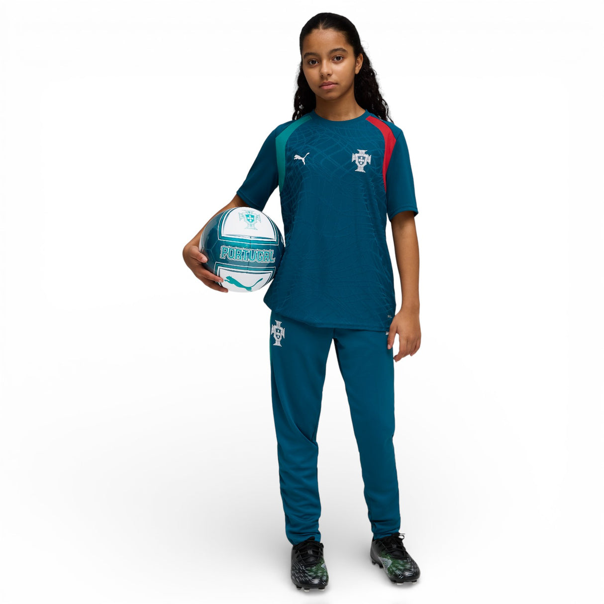 PUMA PORTUGAL WC26 KID TRAIN PANT NAVY