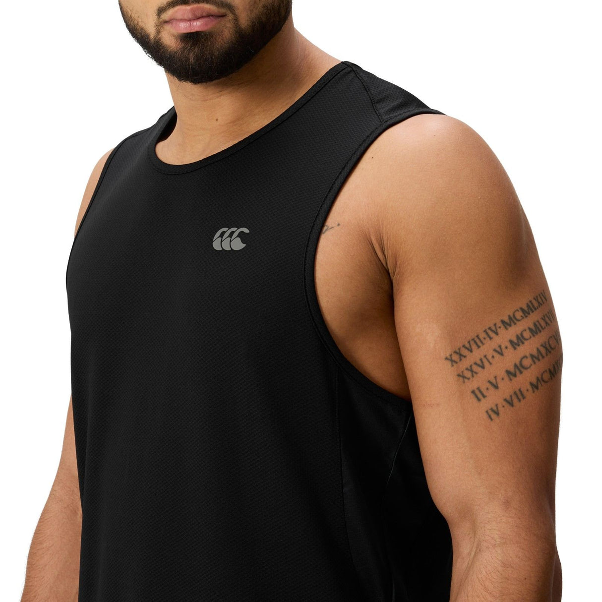 Canterbury Mens TEMPO SINGLET Black
