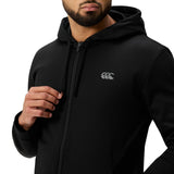 Canterbury Mens TEMPO KNIT FZ HOODIE Blk