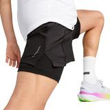 Puma Mens Run Velocity 2in1 Short Black