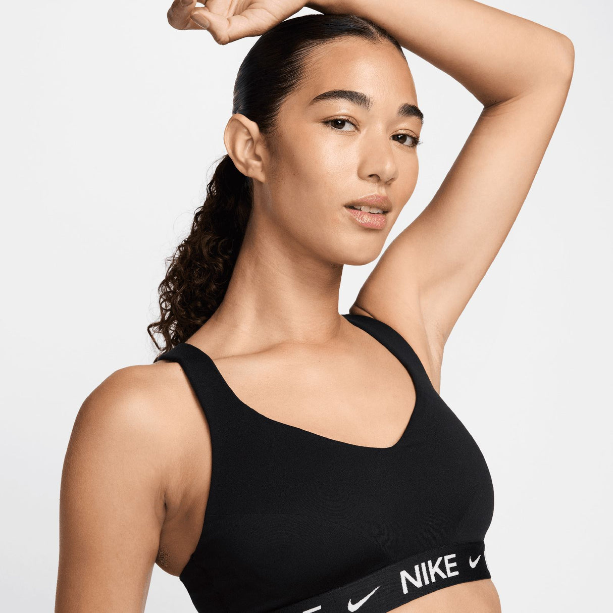 Nike W NK DF INDY HGH SPT BRA Black