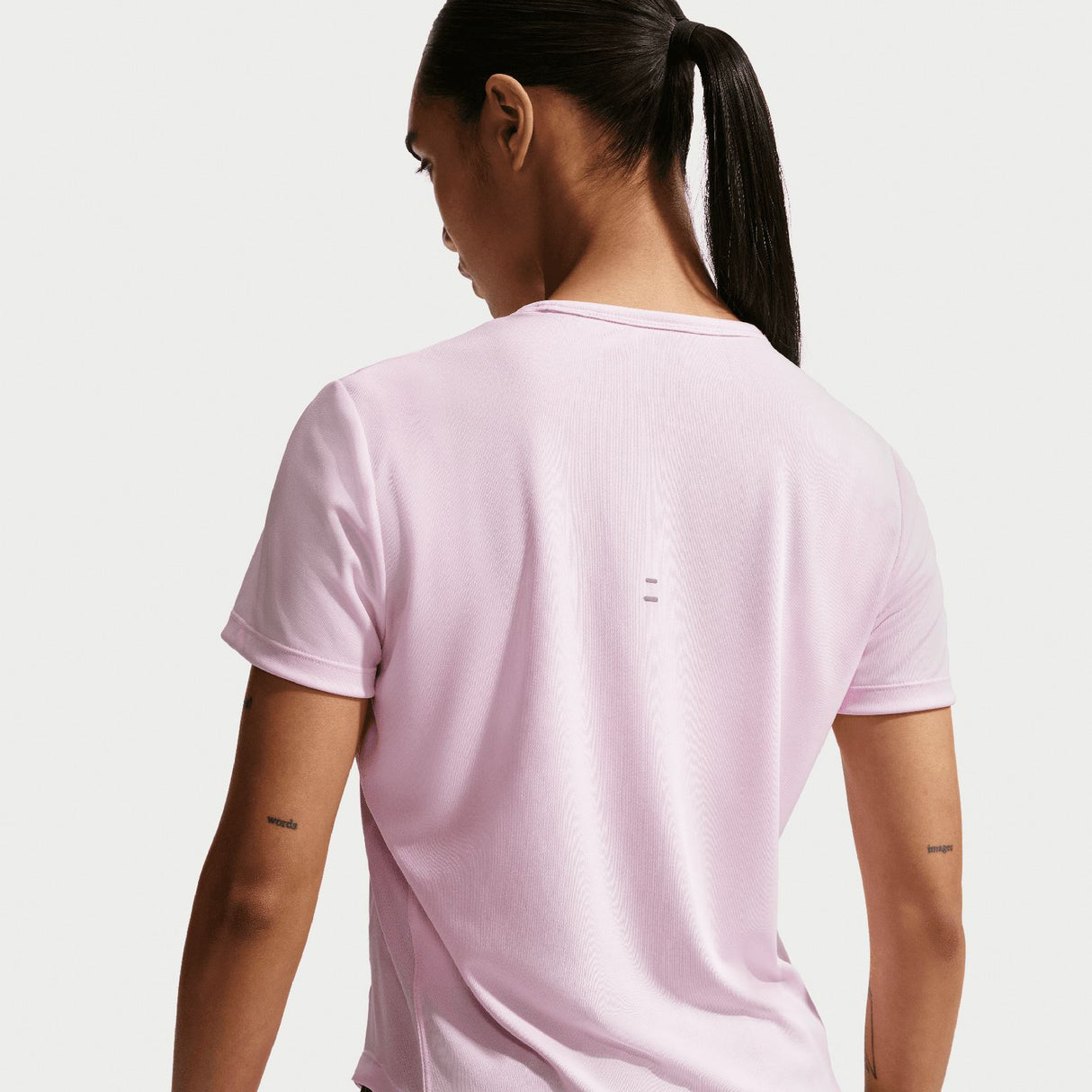Nike W NK TEMPO DF SS TOP Pink