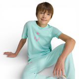 adidas Boys Messi Tref Tee Blue