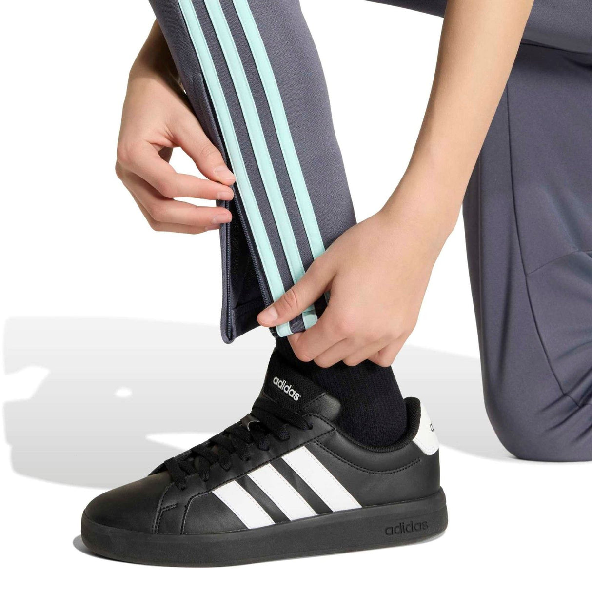 adidas Boys Messi Pants Grey