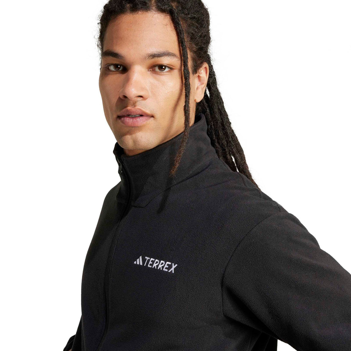 adidas Mens MT ESS FZ Fleece Black