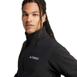 adidas Mens MT ESS FZ Fleece Black