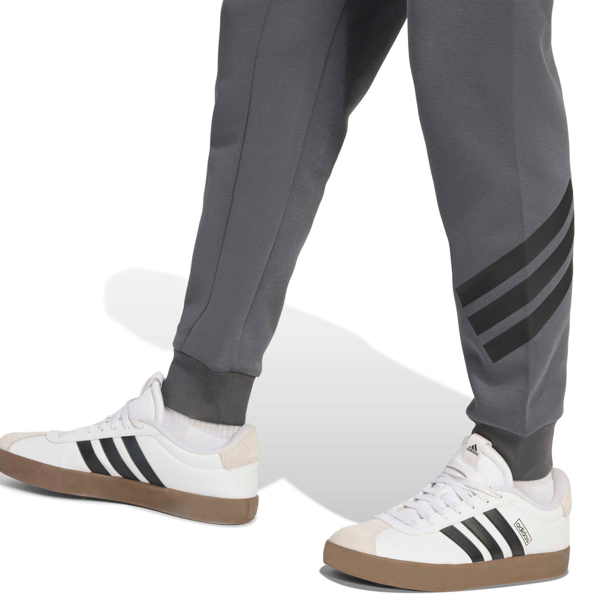 adidas Mens FI 3S Flc Pants Grey