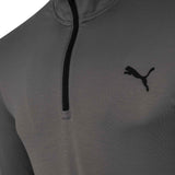 Puma Icon 2.0 Half-Zip Long Sleeve Mens Logo Golf Top