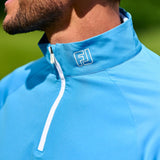 Footjoy Mens Tempo Tech Midlayer QZ Blue