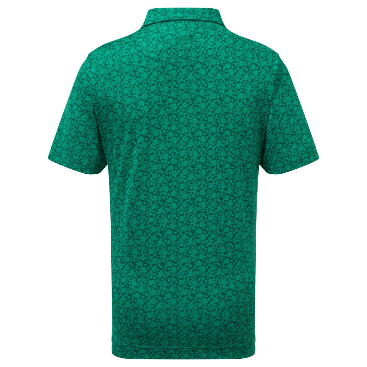 Footjoy Painted Floral Lisle Polo Green